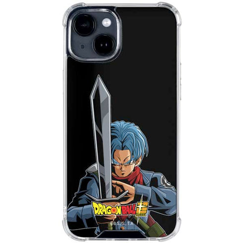 Dragon Ball Super Trunks Portrait iPhone 15 Clear Case